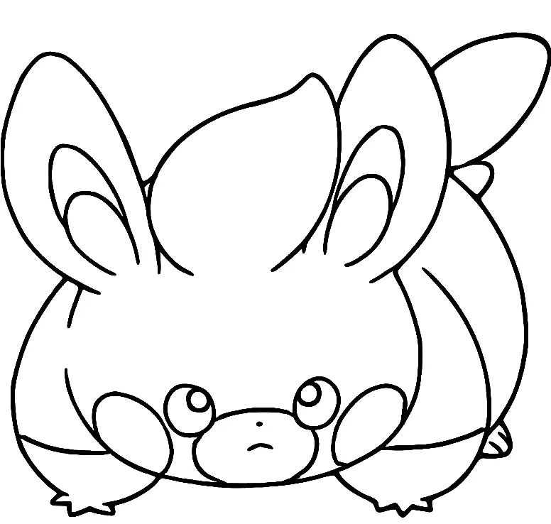 Desenhos de Pokemon Pawmi Para Colorir 12