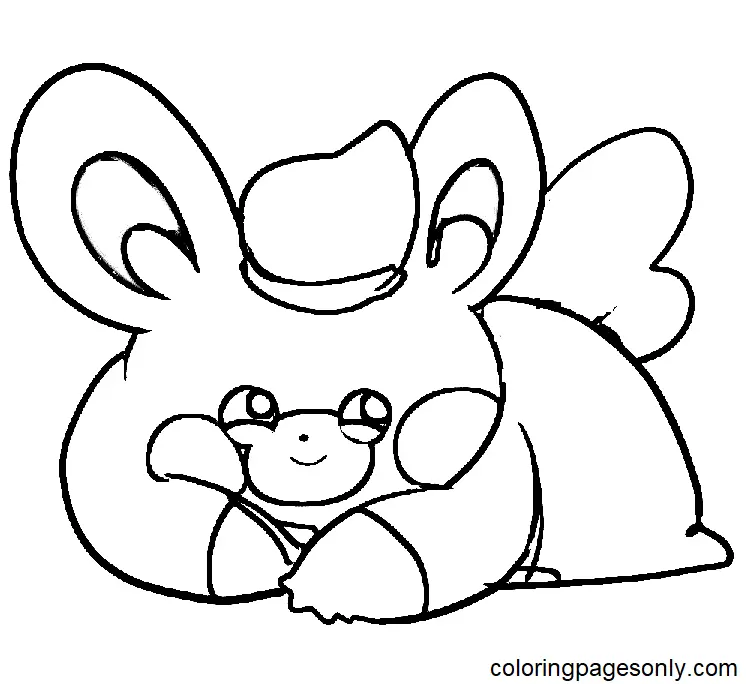 Desenhos de Pokemon Pawmi Para Colorir 14