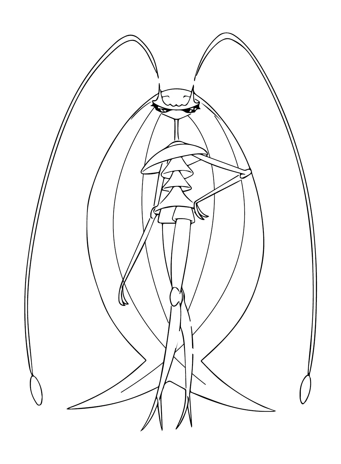 Desenhos de Pokemon Pheromosa Para Colorir 13