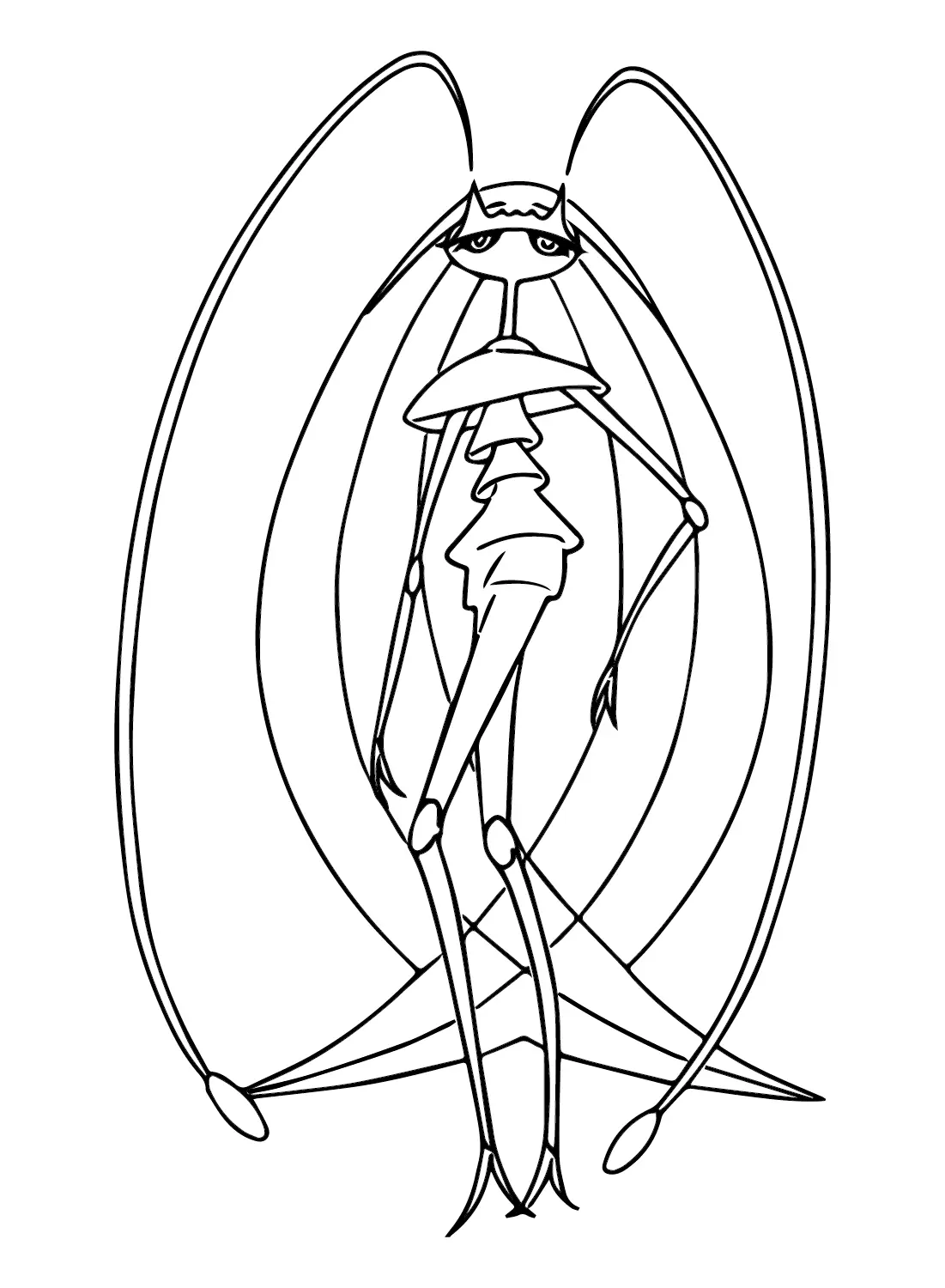 Desenhos de Pokemon Pheromosa Para Colorir 2