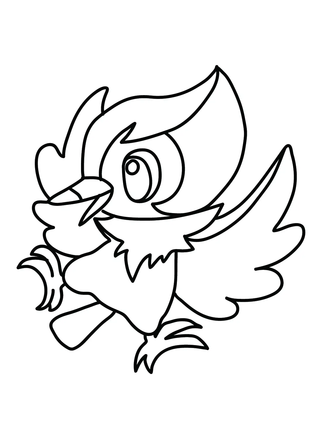 Desenhos de Pokemon Pikipek Para Colorir 12