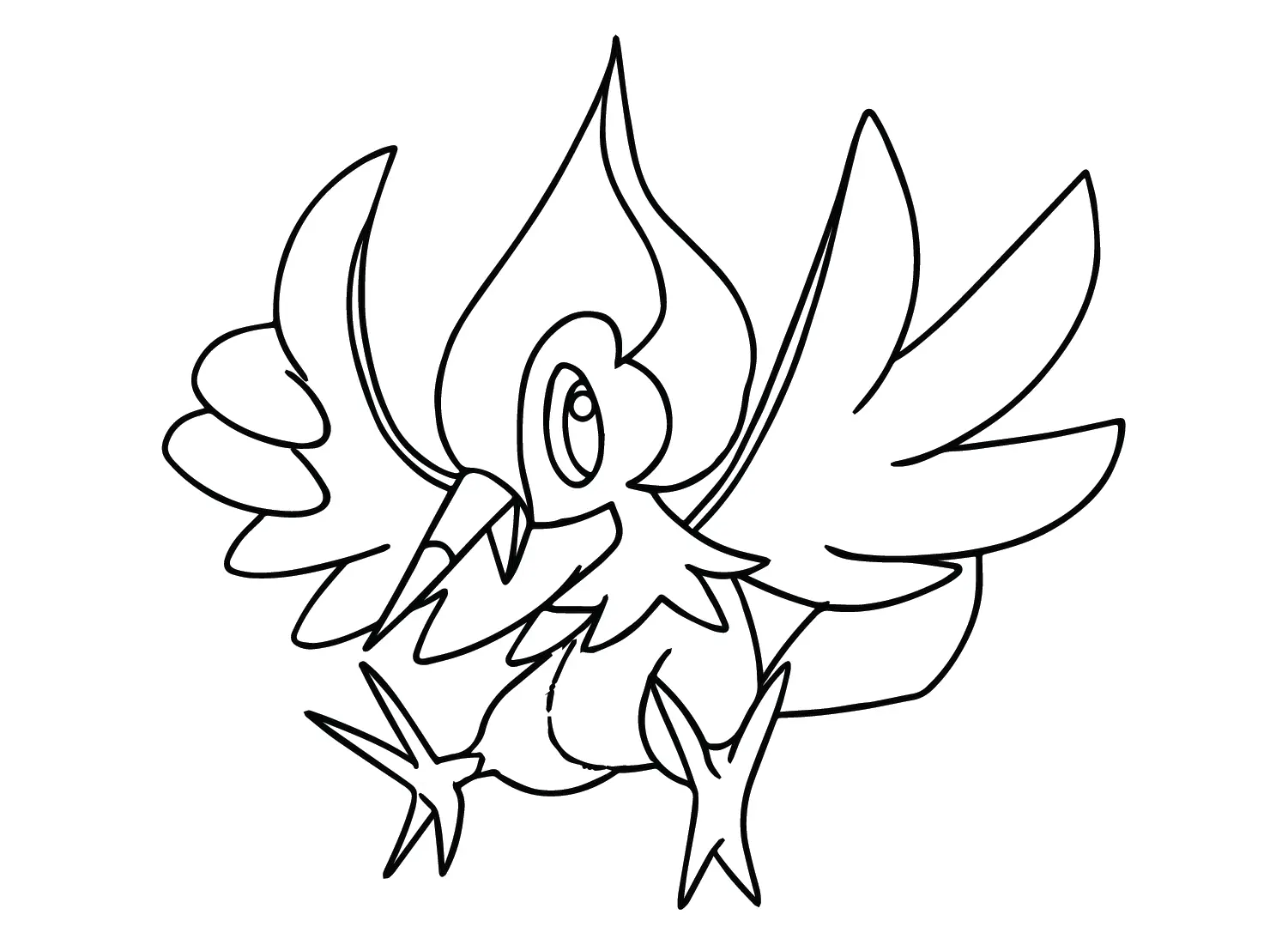 Desenhos de Pokemon Pikipek Para Colorir 13