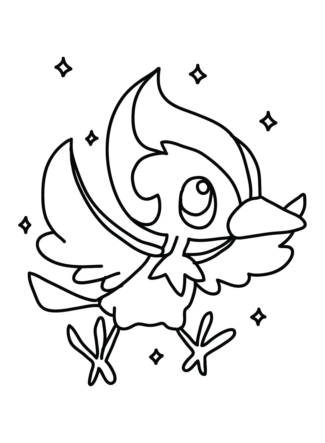 Desenhos de Pokemon Pikipek Para Colorir 15