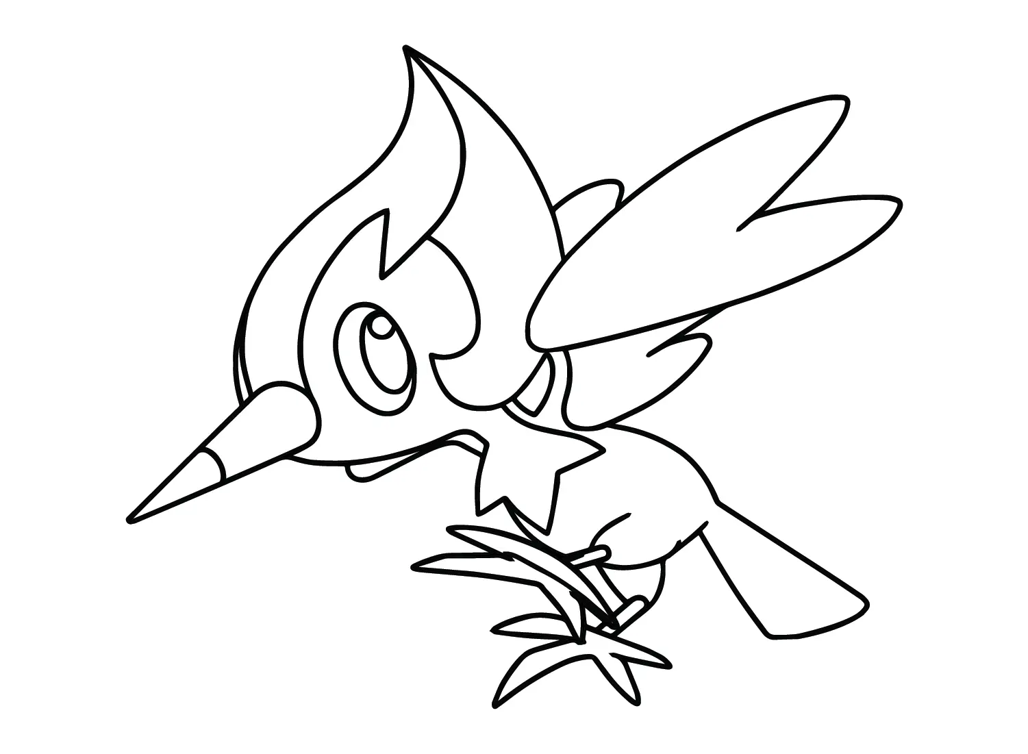 Desenhos de Pokemon Pikipek Para Colorir 17