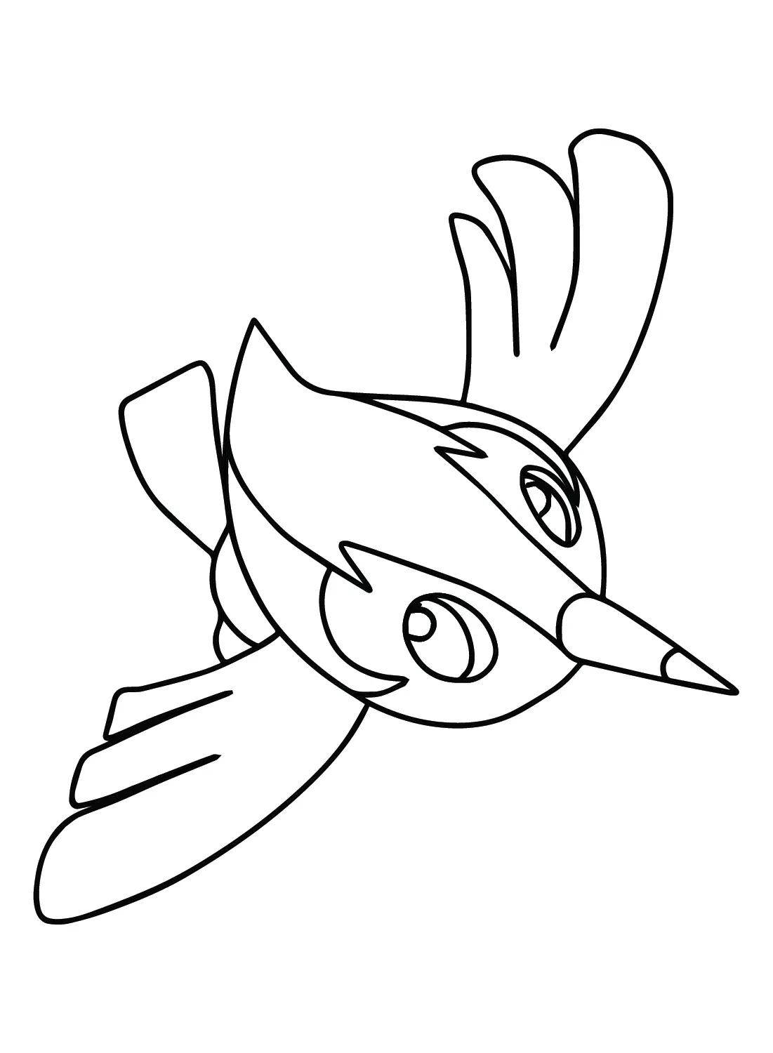 Desenhos de Pokemon Pikipek Para Colorir 18