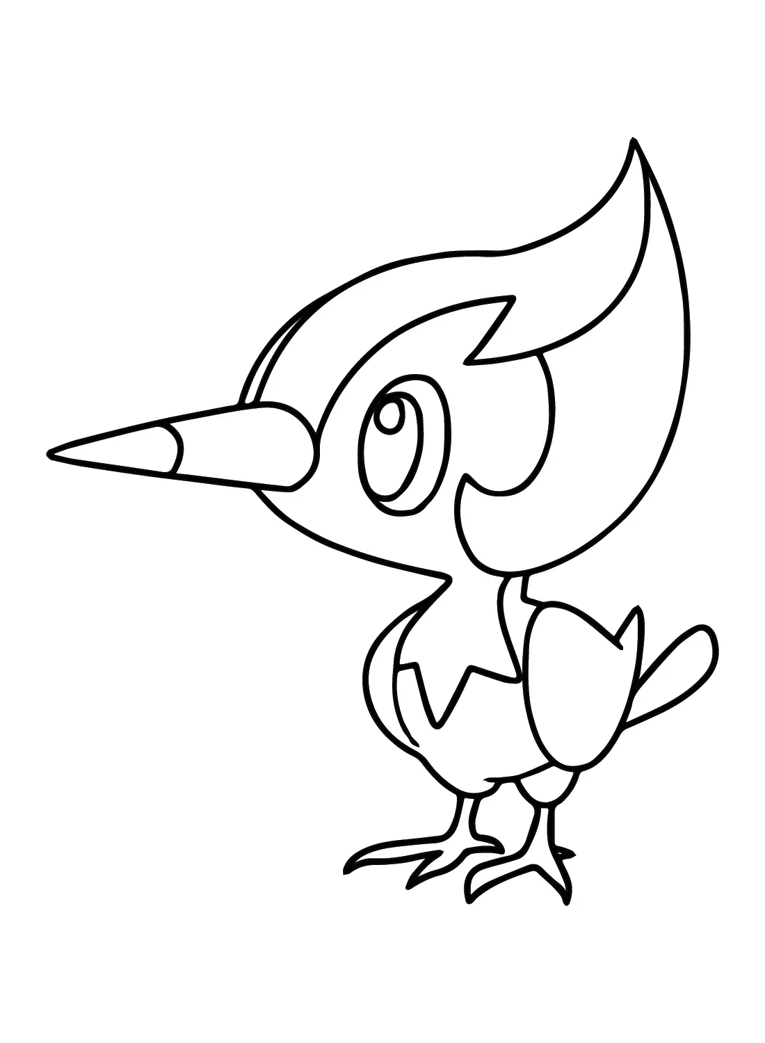 Desenhos de Pokemon Pikipek Para Colorir 5