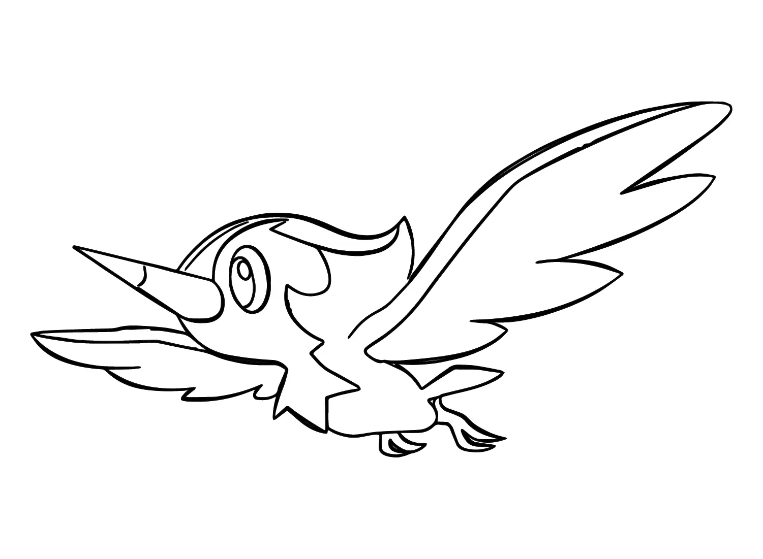 Desenhos de Pokemon Pikipek Para Colorir 7