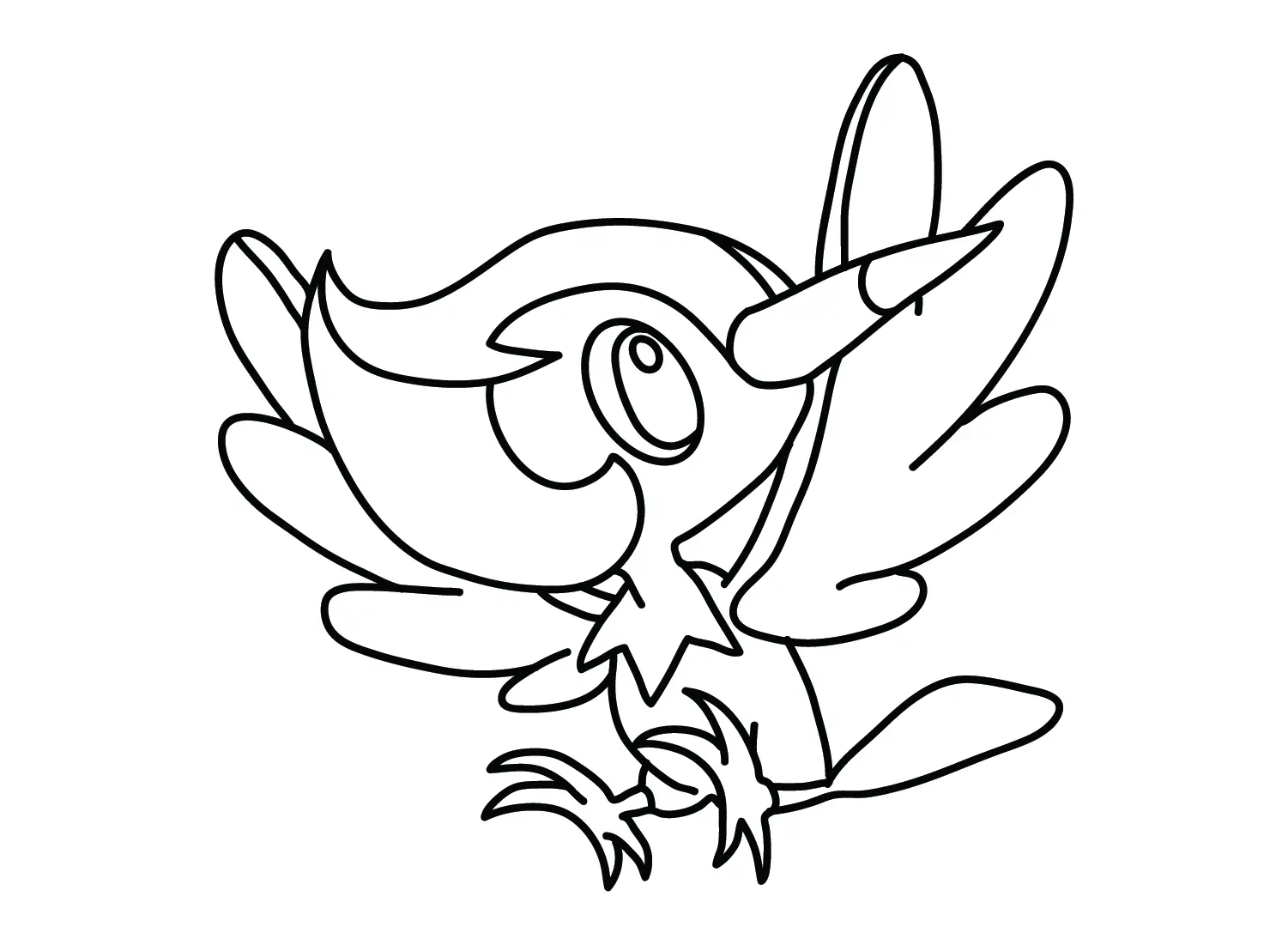 Desenhos de Pokemon Pikipek Para Colorir 8