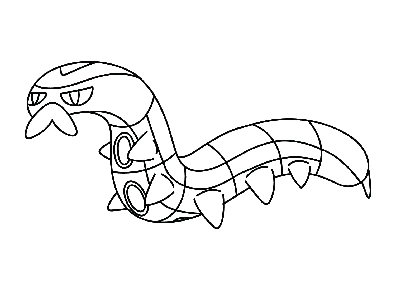 Desenhos de Pokemon Sizzlipede Para Colorir 11