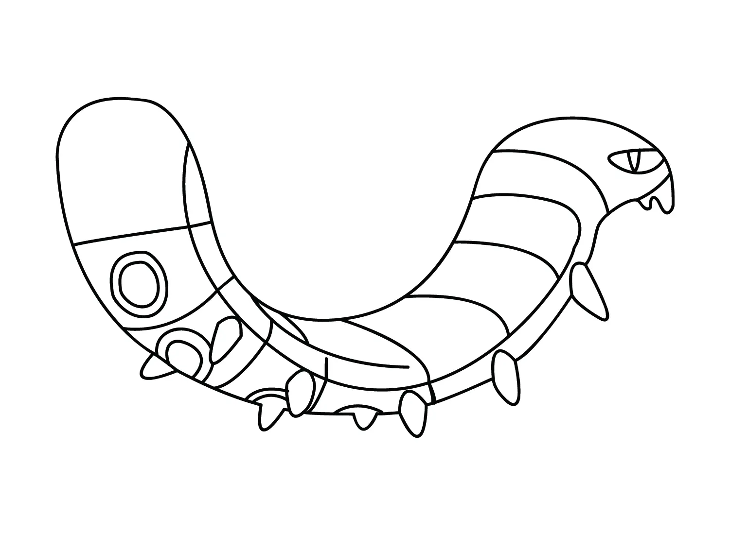 Desenhos de Pokemon Sizzlipede Para Colorir 13