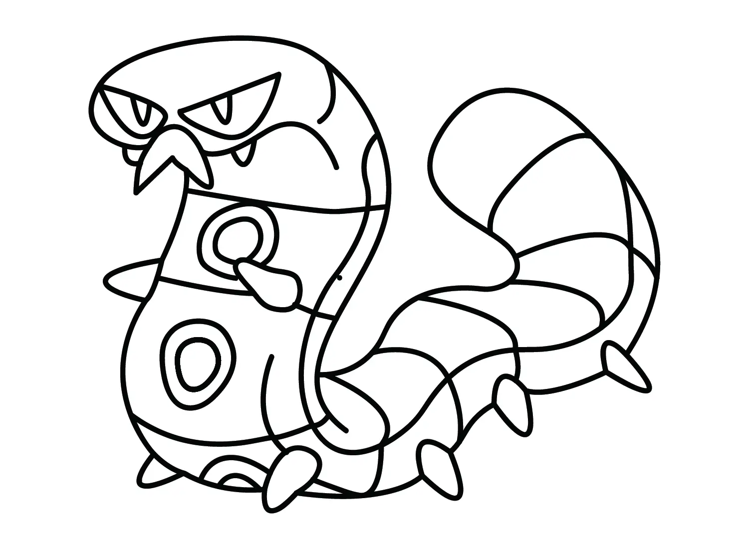 Desenhos de Pokemon Sizzlipede Para Colorir 2