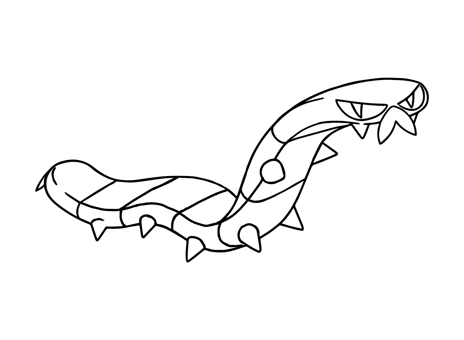 Desenhos de Pokemon Sizzlipede Para Colorir 8