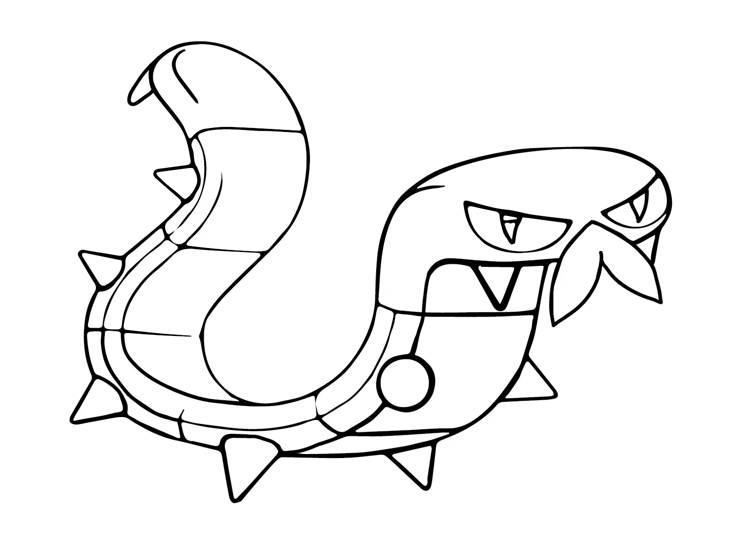 Desenhos de Pokemon Sizzlipede Para Colorir 9