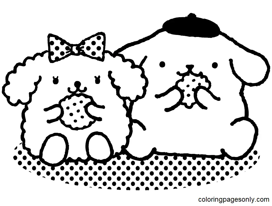 Desenhos de Pompompurin Para Colorir 14