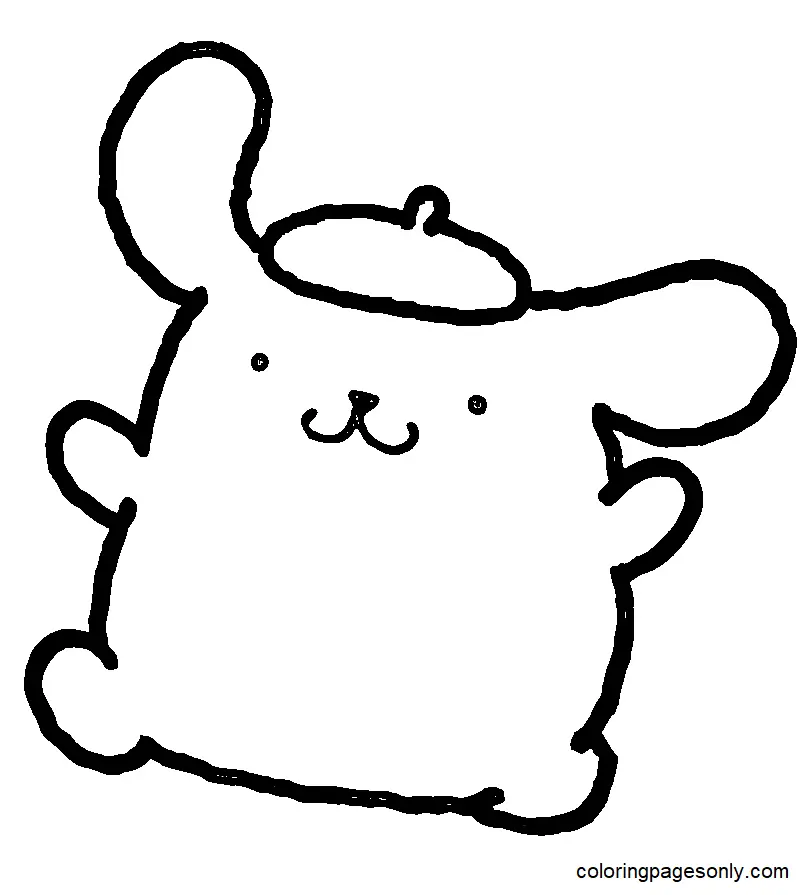 Desenhos de Pompompurin Para Colorir 16