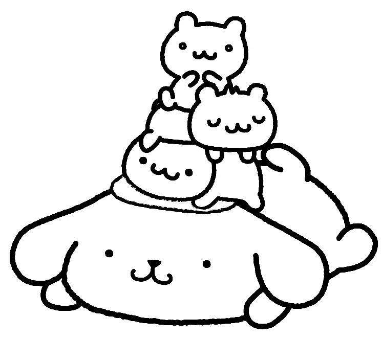 Desenhos de Pompompurin Para Colorir 21