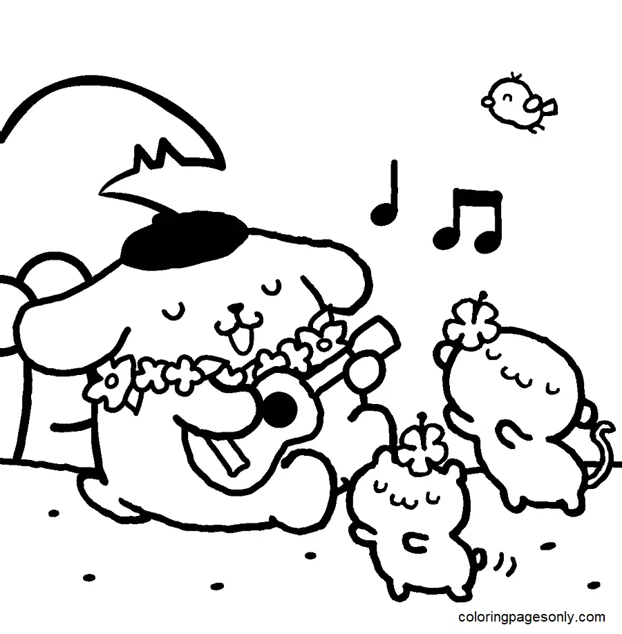 Desenhos de Pompompurin Para Colorir 22