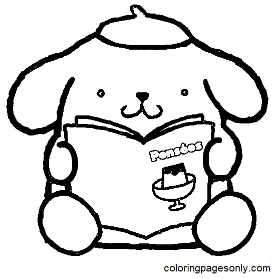 Desenhos de Pompompurin Para Colorir 23