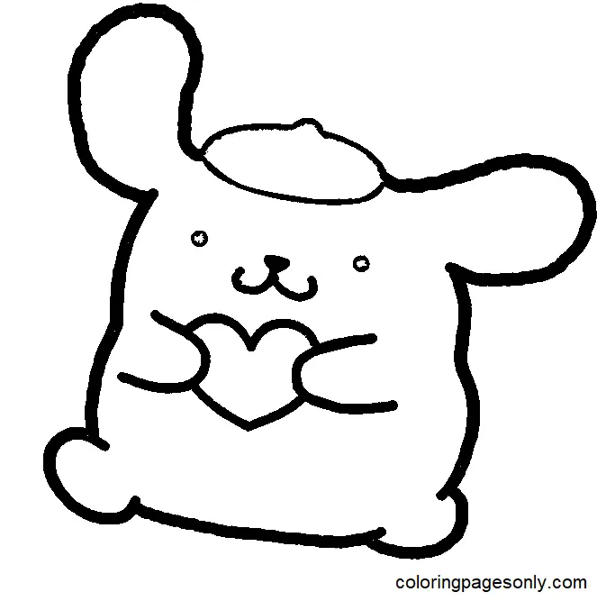 Desenhos de Pompompurin Para Colorir 25