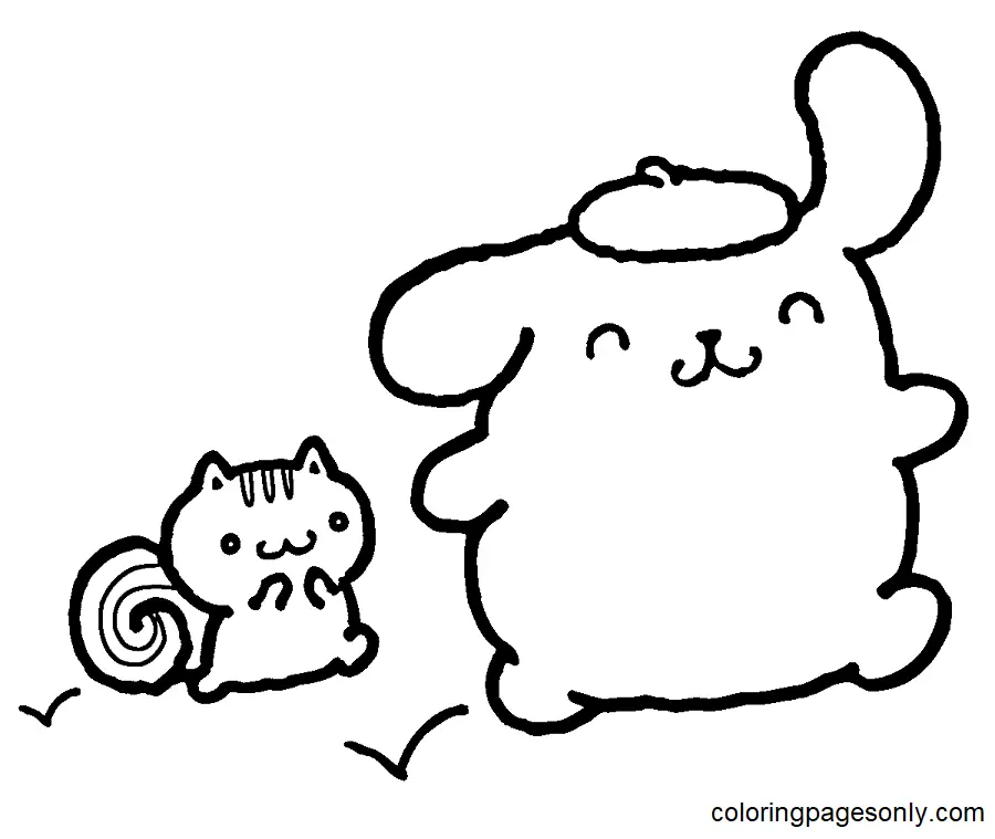 Desenhos de Pompompurin Para Colorir 26