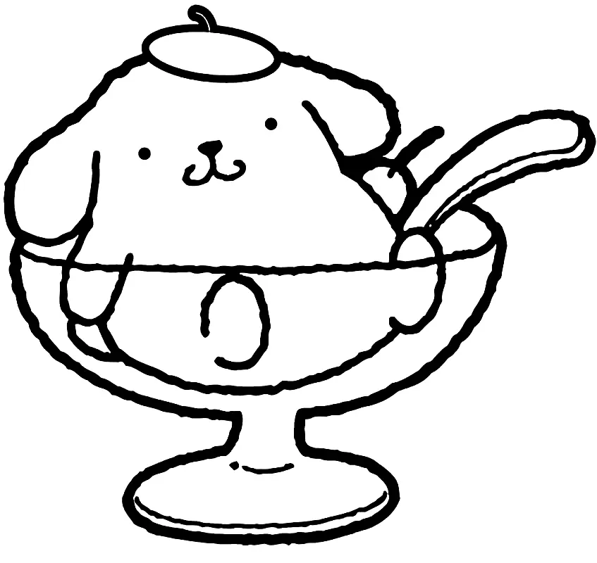 Desenhos de Pompompurin Para Colorir 29