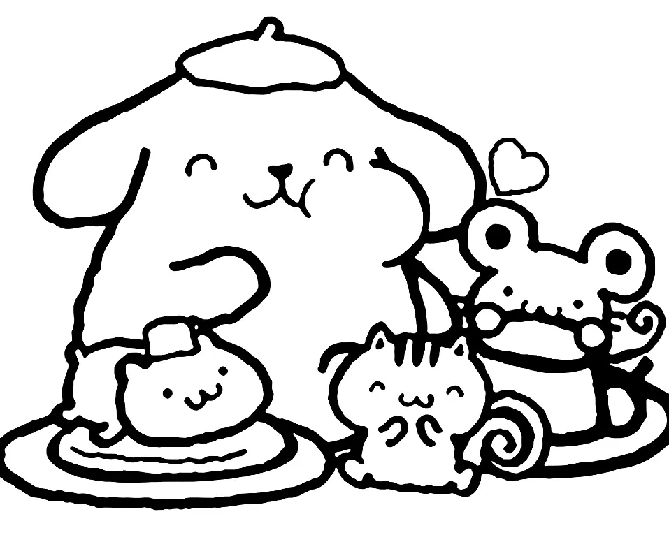 Desenhos de Pompompurin Para Colorir 30