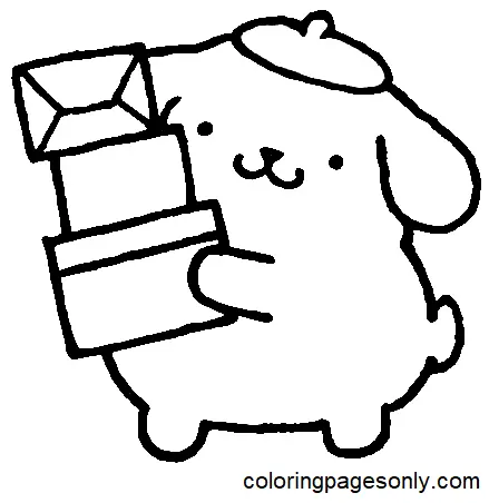 Desenhos de Pompompurin Para Colorir 34