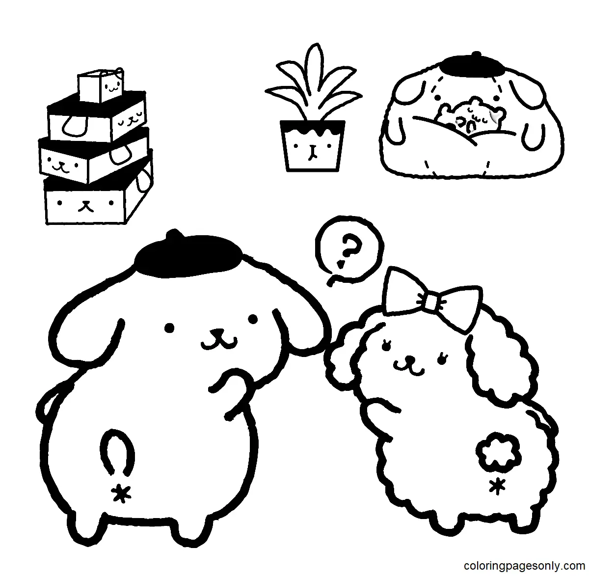 Desenhos de Pompompurin Para Colorir 40