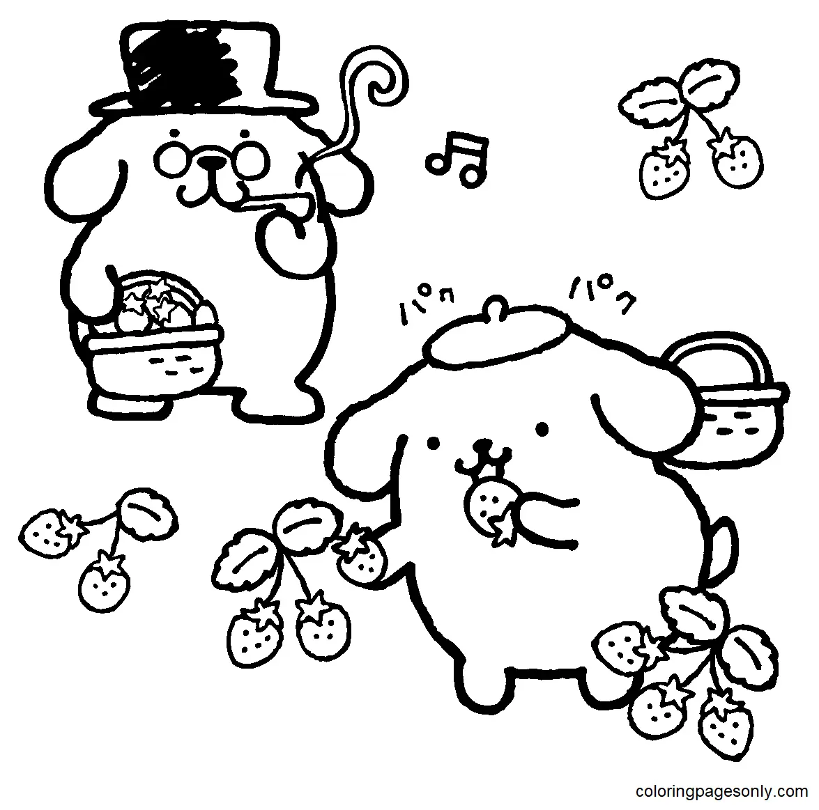 Desenhos de Pompompurin Para Colorir 43