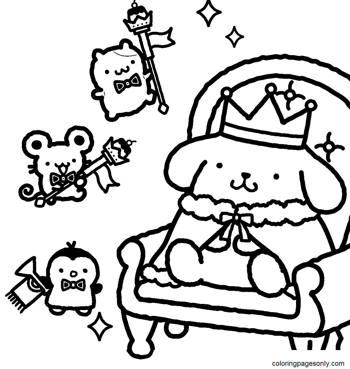 Desenhos de Pompompurin Para Colorir 44