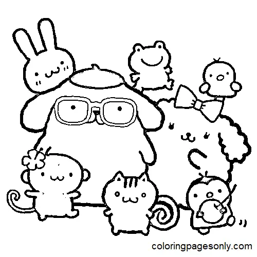 Desenhos de Pompompurin Para Colorir 6