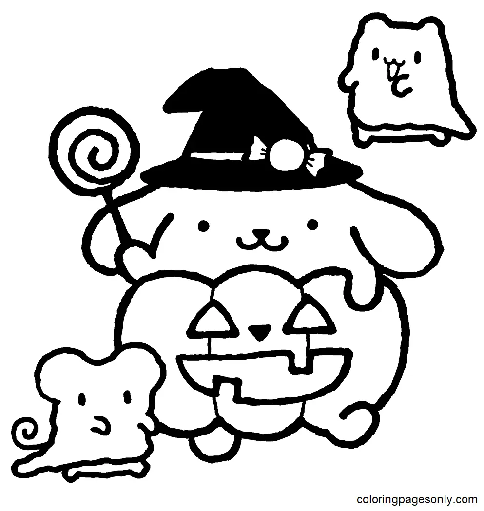 Desenhos de Pompompurin Para Colorir 8