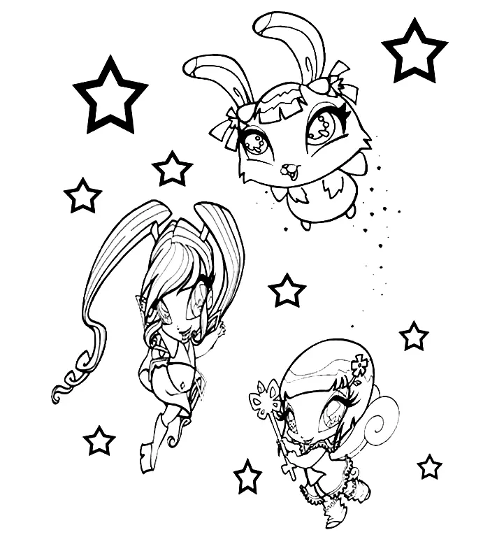 Desenhos de Pop Pixie Para Colorir 11