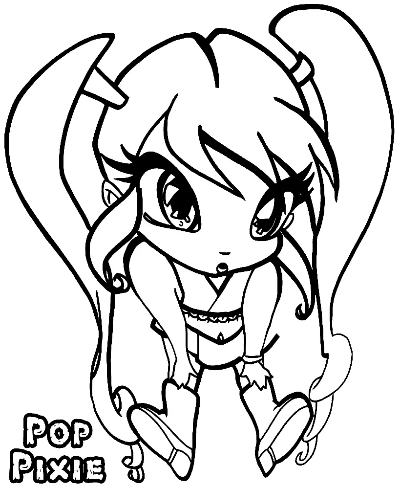 Desenhos de Pop Pixie Para Colorir 15