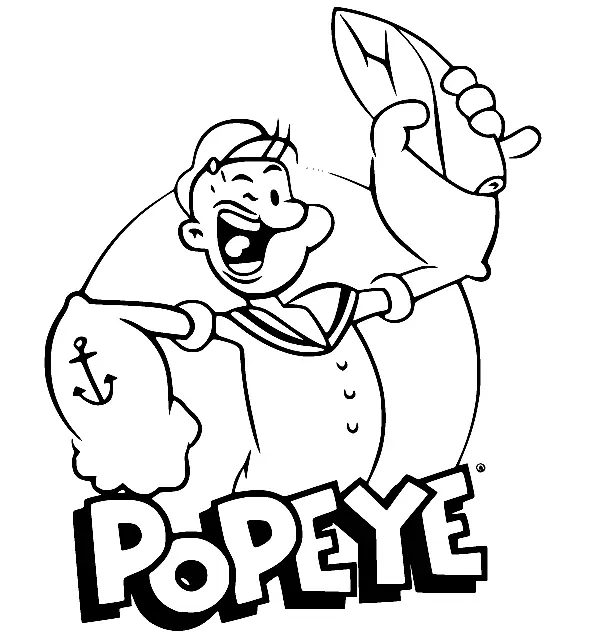 Desenhos de Popeye Para Colorir 23