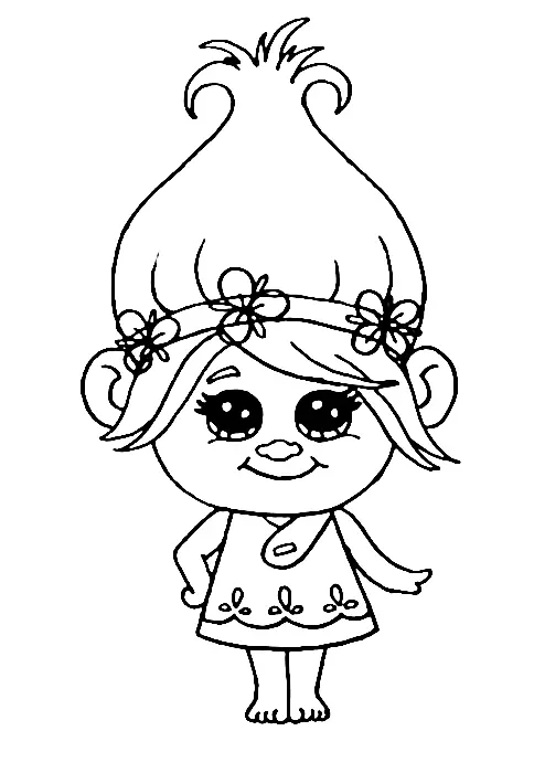 Desenhos de Poppy Para Colorir 30