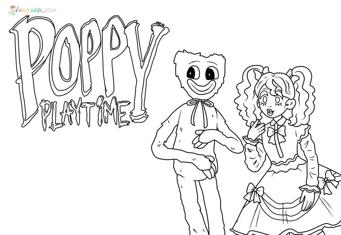 Desenhos de Poppy Playtime Para Colorir 2