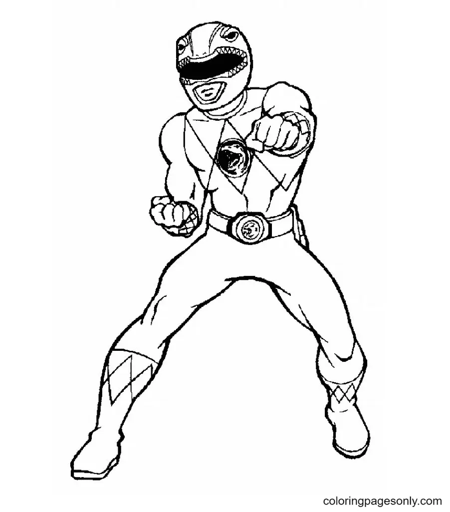 Desenhos de Power Rangers Para Colorir 12