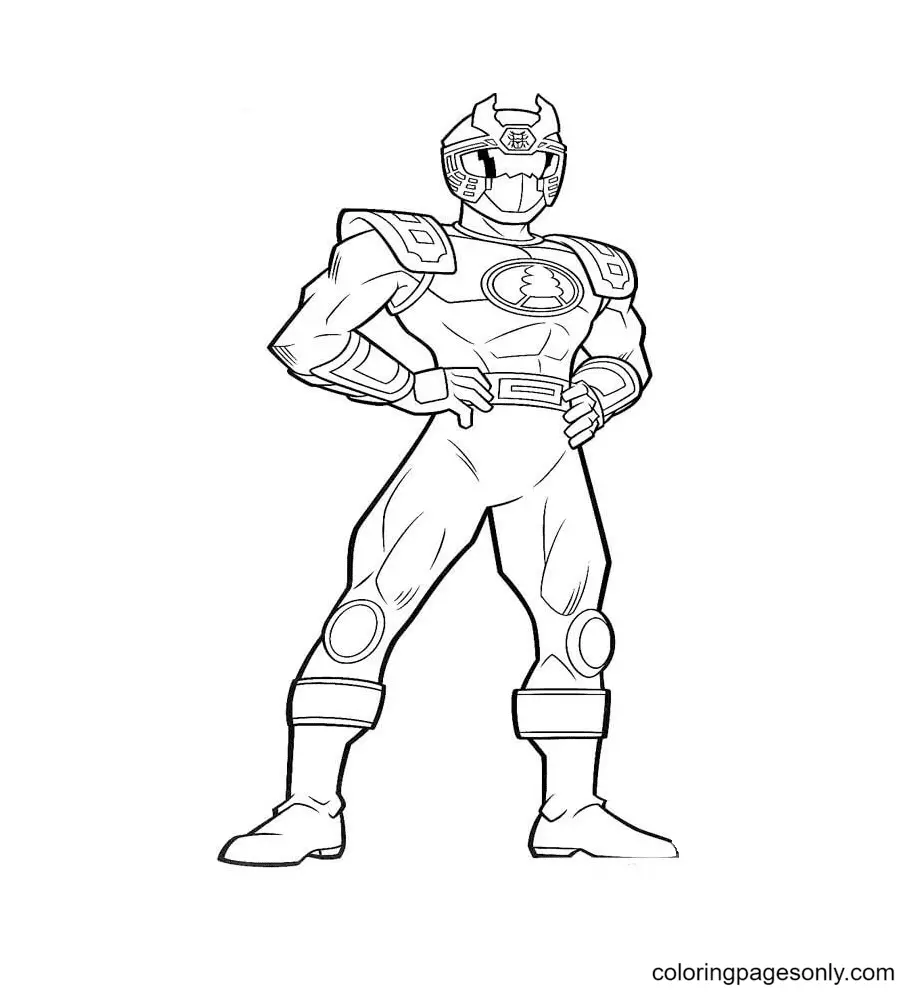 Desenhos de Power Rangers Para Colorir 31