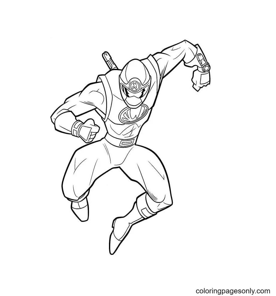 Desenhos de Power Rangers Para Colorir 38