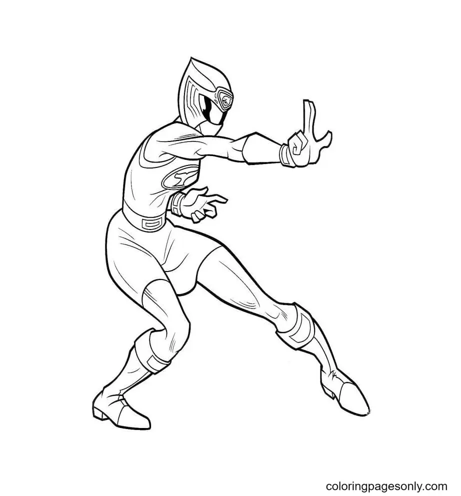 Desenhos de Power Rangers Para Colorir 41