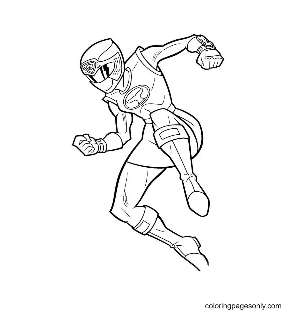 Desenhos de Power Rangers Para Colorir 47