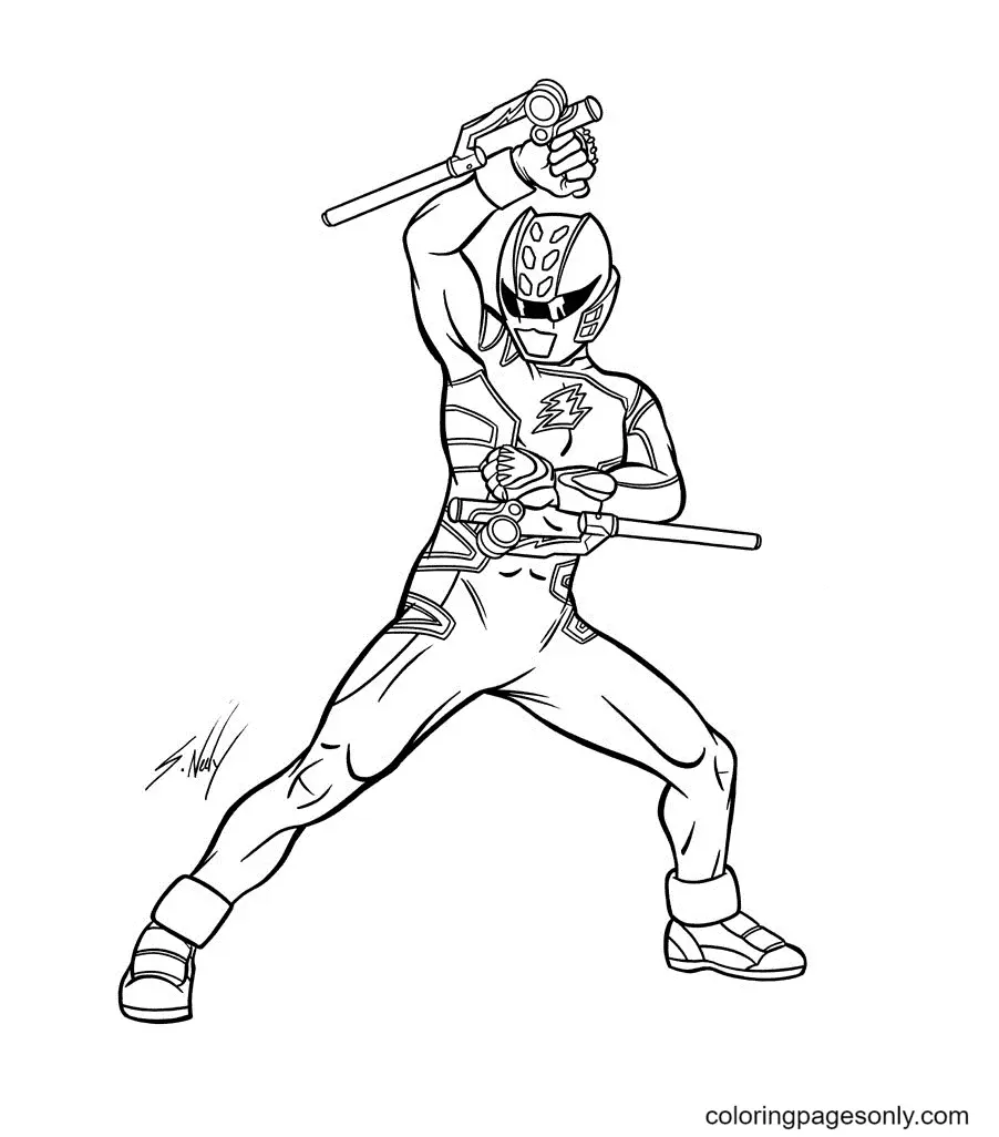 Desenhos de Power Rangers Para Colorir 6