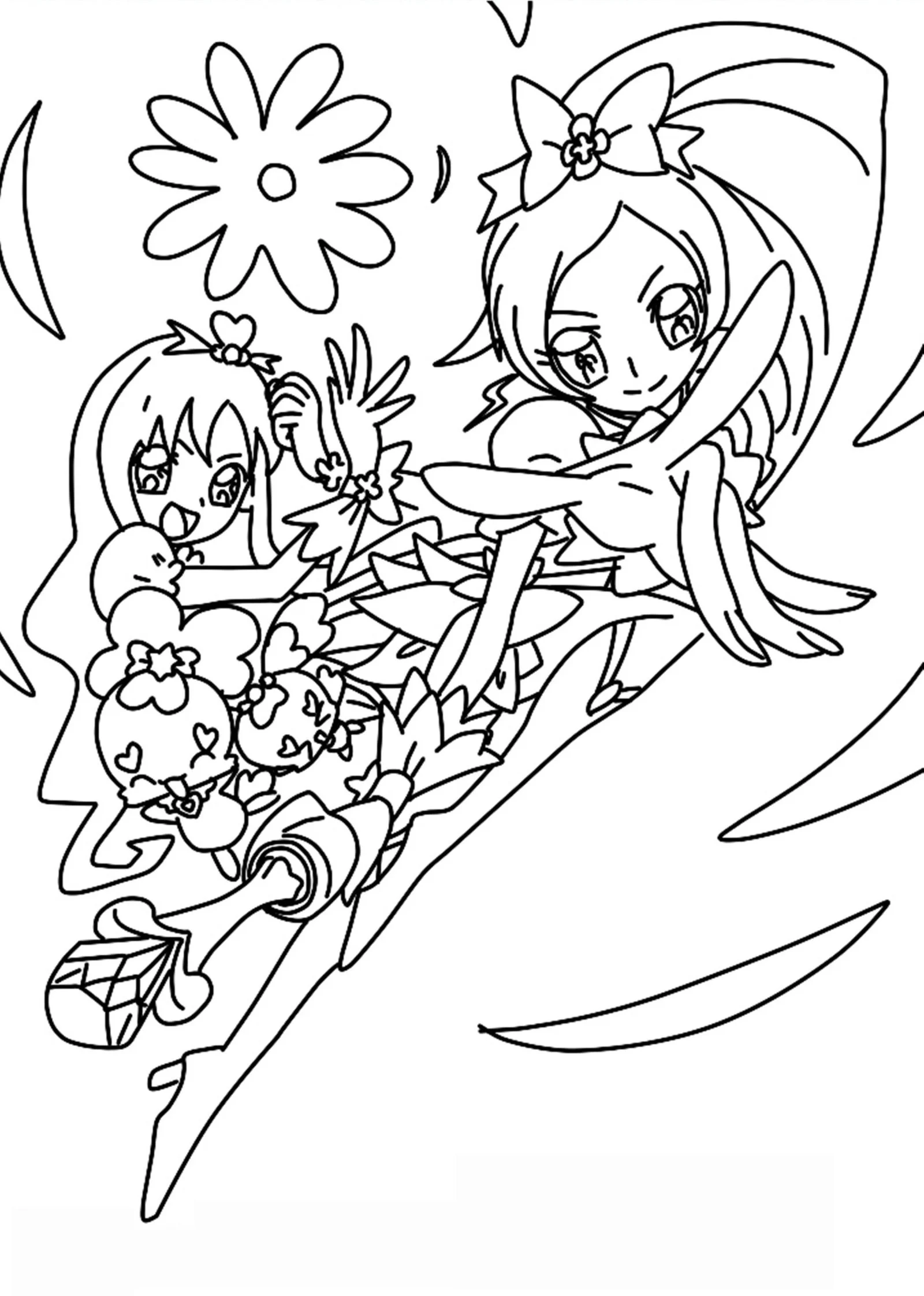 Desenhos de Precure Para Colorir 13