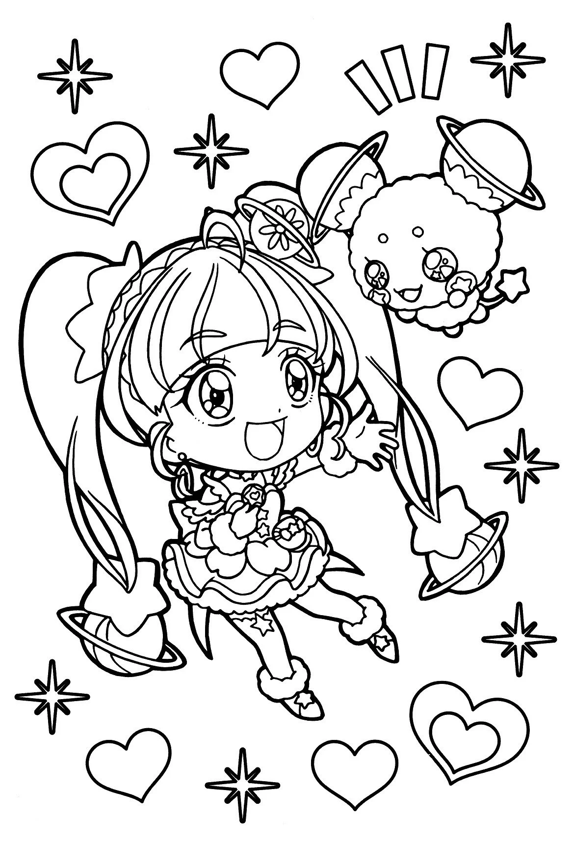 Desenhos de Precure Para Colorir 20