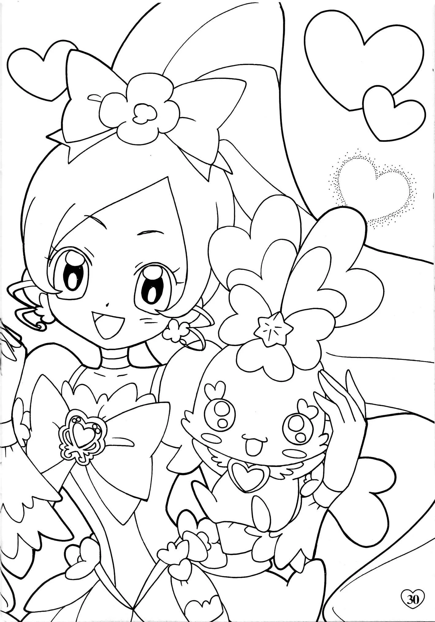 Desenhos de Precure Para Colorir 7