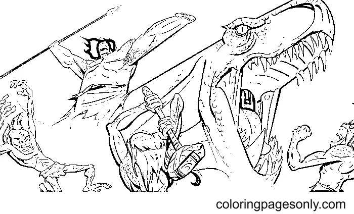 Desenhos de Primal Para Colorir 10