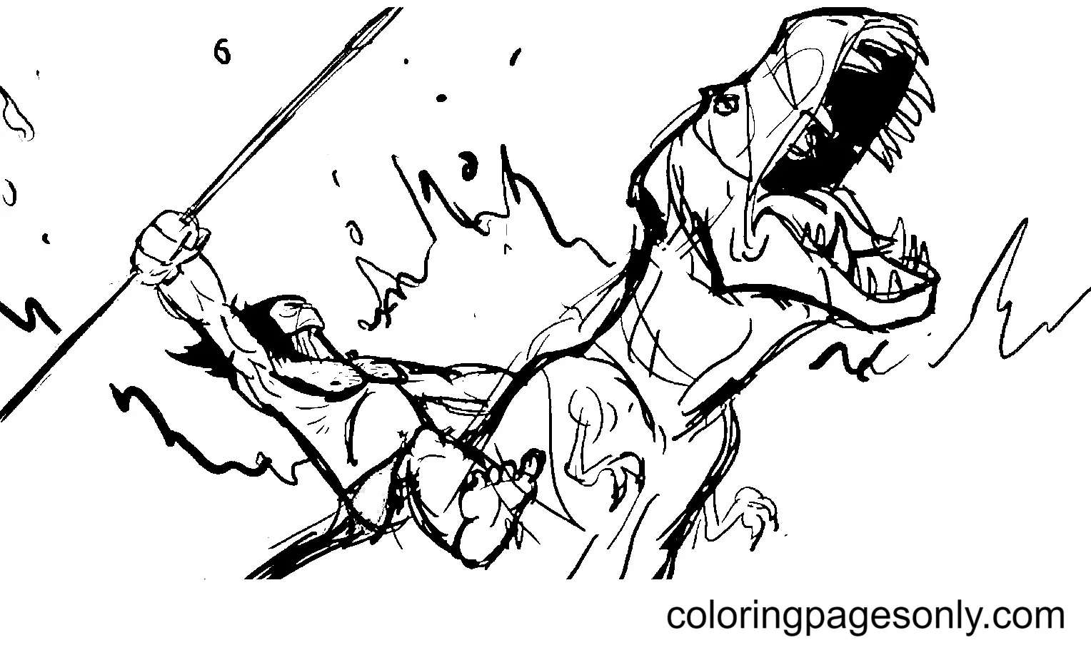 Desenhos de Primal Para Colorir 12