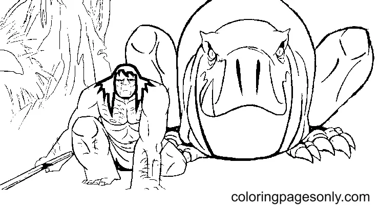 Desenhos de Primal Para Colorir 16