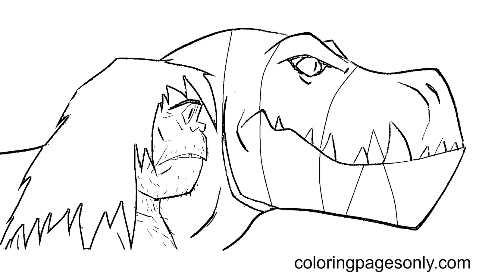 Desenhos de Primal Para Colorir 4